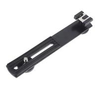 Barre d'extension à Double Montage Agrafe Caméra Jeu équerre de Fixation Phone Bracket Microphone treteaux reglables Barre d'extension de Micro Support d'extension pour Flash Abdos Alipis