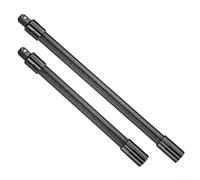 Barre d'extension de douille flexible de 5,1 cm, adaptateur à cliquet pour espace étroit, outil d'allumage longue portée, rallonge de foret pliable, chrome poli (350 mm)