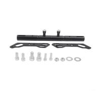 Barre d'extension de guidon de vélo en alliage d'aluminium pour caméra d'action Smartphone Navigation UK (Noir)