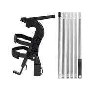 Barre d'extension de peinture en spray - Adaptateur réglable - Connecteur de baguette magique coudée - Fixation télescopique pour peinture de clôture, revêtement de plafond, cadre de porte, peinture