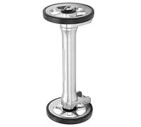 Barre d'extension de Roue Facile, Tige d'extension de Roue de vélo Pliante légère en Alliage d'aluminium télescopique Haute résistance, Accessoires de Support arrière pour vélos (Argent)