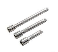 Barre d'extension en acier chromé de 14" pour clé à douille 1/4 (100 mm)