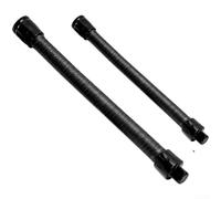 Barre d'extension flexible 12,5 mm, interface carrée de 12,5 mm avec perles anti-chute et tige flexible à 360° pour les espaces restreints, construction en acier à ressort (250 mm + 350 mm)