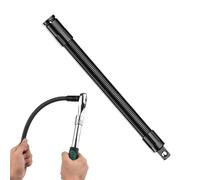 Barre d'extension flexible - Pilote à cliquet de 1/2 pouce, extension de clé rotative | Outil flexible pivotant de 360 degrés pour réparation automobile, machinerie, garage, bricolage, atelier à