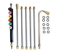 Barre d'extension pour nettoyeur haute pression 4000 PSI | Lance de rechange télescopique, outils de nettoyage pour lavage de fenêtre de toit