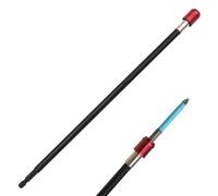Barre d'extension pour outil électrique - Adaptateur magnétique porte-embout - Outil d'extension flexible de 30,5 cm - Support de tournevis à dégagement rapide - Embout d'extension de tige