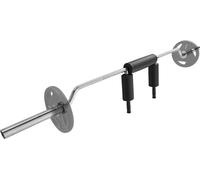 Barre d'haltère de poids - haltère long professionnel avec support de rangement - capacité de charge 315 kg - barre d'haltère curl en acier - ensemble d'haltères longs pour la musculation