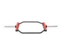 Barre d'haltère hexagonale Barre d'haltère court rouge max 150kg