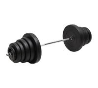 Barre D'haltères Avec Plaques 90 Kg Vidaxl Vidaxl
