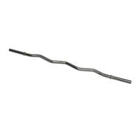 Barre d'haltères curl 1.20m + 2 stop disques Sporti France - argent