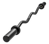 Barre d'haltérophilie olympique - Acier robuste - Manchons 5 cm - Capacité 100 kg - Longueur 120 cm - Poids 8 kg