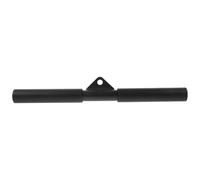 Barre Droite de Fitness en Acier Noir, Levier D’entraînement Compact | Usage Maison et Sport, Accessoire Portable et Léger, pour Exercices de Tirage et Travail des Bras