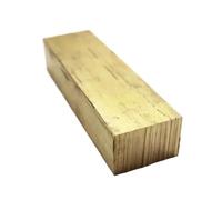 Barre droite plate rectangulaire en laiton H59, 1 pièce, tige carrée longue de 100 mm, accessoires de bricolage, bande métallique sans soudure(10x25x100mm)