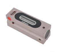 Barre en acier de niveau 0,02 mm/m, outil de niveau de précision pour alignement de machines industrielles avec base à rainure en V et Wo (200 mm)