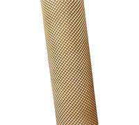 Barre en laiton à damier Tige en laiton à grain droit Tige en laiton massif moleté H59 Matériaux du manuel(Surface texture,6x490mm 2Pcs)