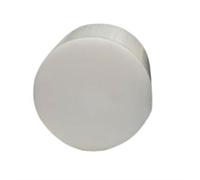 Barre en plastique， Tiges POM solides de 50mm, bâton de tige en polyoxyméthylène blanc noir, barres en plastique de diamètre 20mm-100mm for l'usinage des matériaux 1 pièce(White,50mm)