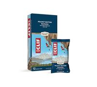 Barre énergétique 68g Clif Bar (lot de 12) Beurre de Cacahuètes