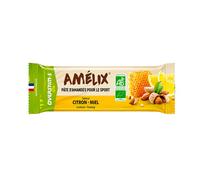 Barre énergétique bio Amélix Overstim.s - Pâte d'amandes, citron et miel x 10