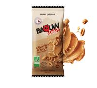 Barre énergétique bio Baouw Extra - Crunchy, peanut