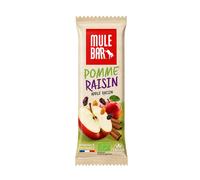 Barre énergétique bio Mulebar - Pommes, raisins et cannelle x 15