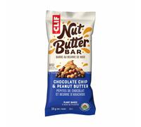 Barre énergétique Clif Bar fourrée au beurre de cacahuète - Pépites de chocolat x 10
