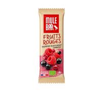 Barre énergétique Mulebar - Framboises, cassis et canneberges x 10