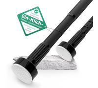 Barre Extensible sans Perçage Pour Rideaux 340-430cm,Ø 32 mm - Noir