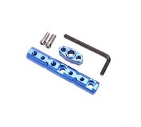 Barre Extension pour moto pour Porte-Téléphone pour accessoire(Blue) | Alliage pour aluminium haute rÃ©sistance, acier inoxydable, finition noire mate, et lÃ©ger