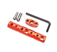 Barre Extension pour moto pour Porte-Téléphone pour accessoire(Orange) | Alliage pour aluminium haute rÃ©sistance, acier inoxydable, finition noire mate, et lÃ©ger