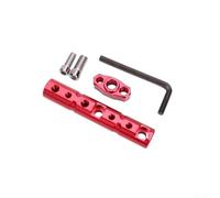 Barre Extension pour moto pour Porte-Téléphone pour accessoire(Red) | Alliage pour aluminium haute rÃ©sistance, acier inoxydable, finition noire mate, et lÃ©ger