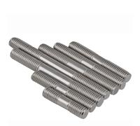 Barre filetée M3 X0.5 50mm - 200mm métrique en acier inoxydable 304, boulons filetés à Double extrémité, tige de vis(M3X80mm 10pcs)
