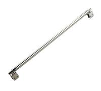Barre fixe pour porte de douche en verre Barre de support réglable en acier inoxydable for porte douche verre, 400-600 mm, fixation fixe, for paroi, quincaillerie salle bain(Type 3)