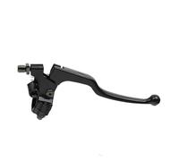 Barre Frein et Clutch Moto Levier d'embrayage De Guidon en Alliage D'aluminium Noir pour Pit Dirt Bike Pitbike Moto ATV Câble Frein Et Bra