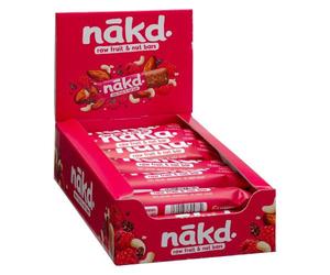 Barre fruits secs " framboise - Berry delight" sans gluten Nakd - 35 g