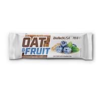 Barre glucidique BioTechUSA Oat & Fruits, Myrtille - 70 g