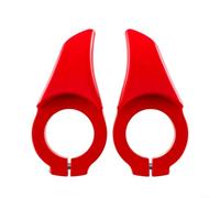 Barre Guidon Polycarbonate 22.2mm Résistante | pour Poids plume, manipulation aisée, réduction poids total, performance améliorée, cyclisme efficace(Red)
