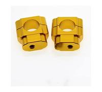 Barre Guidon Risers Pince Pour CBF500 CBF600 CBF1000 Pour CBF 500 Pour CBF 600 Pour CBF 1000 Moto Guidon Riser Graisse Barre Montage Poignée Pince 28mm/22mm Moto Élévateurs Guidon(28mm Gold)