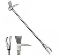 Barre Halligan 24/30/36/42 po en acier au carbone de précision pour secours | Outil multifonction de percée et de démolition pour le sauvetage et l'effraction forcée