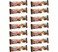 Barre Hanuta Barre gaufrée à la crème de lait écrémé aux noisettes 34g, paquet de 14