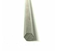 Barre hexagonale en acier inoxydable 304 de 10 mm, 1 pièce, arbre linéaire rectifié avec précision de 500 mm for projets d'ingénierie et de bricolage.