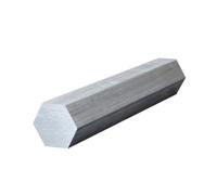 Barre hexagonale en aluminium 6061, longueur 4 à 20 pouces, tiges hexagonales en aluminium, hauteur 8 à 60 mm, tiges hexagonales en alliage d'aluminium(300MM*15MM)
