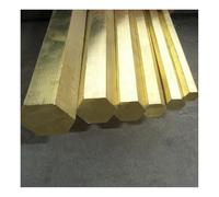 Barre hexagonale en laiton H59/H62, tiges hexagonales en laiton 3 4 4.5 5 5.5 6 7 8 9 10 11 12 13 14 15 16 17 18 19 20 21 22 23 24 25-32mm, 1 pièce(H62 21x200mm)