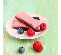 Barre hyperprotéinée fruits rouges mi-chocolat
