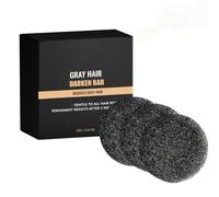 Barre inversée pour cheveux gris - savon noir naturel pour couvrir les cheveux gris, savon shampooing assombrissant pour hommes et femmes, hydratant avec des ingrédients végétaliens, pack de (3PCS)