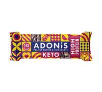 Barre keto beurre de cacahuète et chocolat 45g Adonis