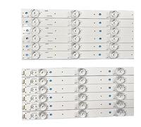 Barre LED (12) compatible for Sharp LC-55CFE6241K LC-55CFE6241E LC-55CUF8462ES LC-55CUF8472ES LC-55CUF8472KS 55CUF8372ES 55CUF8372KS 55CFE6452E (Color : 6V)