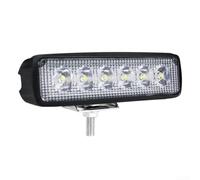 Barre LED 18W 6500K Blanche Étanche IP67 pour Auto | 18W haute pour puissance, 6500K pur, étanche IP67, idéal pluie et brouillard, montage rapide