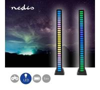 Barre LED de Jeux - de Temps De Musique - V Mètre Rechargeable - 2 Pièces