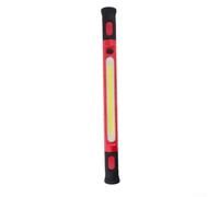 Barre LED Magnétique 20W Lumière Chaude et Blanche Intense | 20W pour puissance, 870LM chaud 740LM, détails clairs,ABS+silicone, usage professionnel(Red)