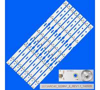 Barre LED pour GRUNDIG TV, 2013ARC40, 3228N1, 40VLE5526BG, 40VLE6420BH, 40VLE565BG, 40VLE5421BG, LSC400AVEN09, 40VLE6520BP, 40VLE6522WL, Nouveau ""Nipseyteko®